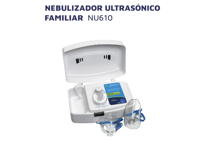 Nebulizador Ultrasónico familiar ASPEN NU610