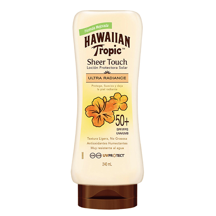 Hawaiian Tropic Loción Protectora Ultra Radiance 50 FPS – 240 ml