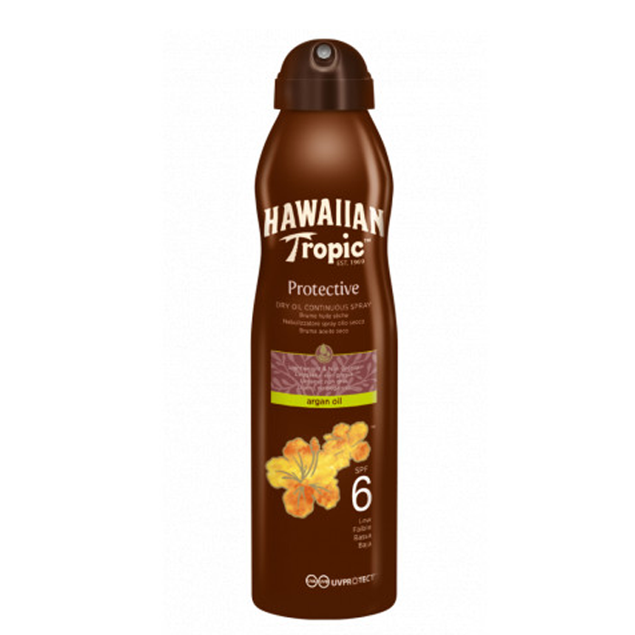 Hawaiian Tropic Bruma Aceite Seco Argán Spray FPS 6 – 180ml