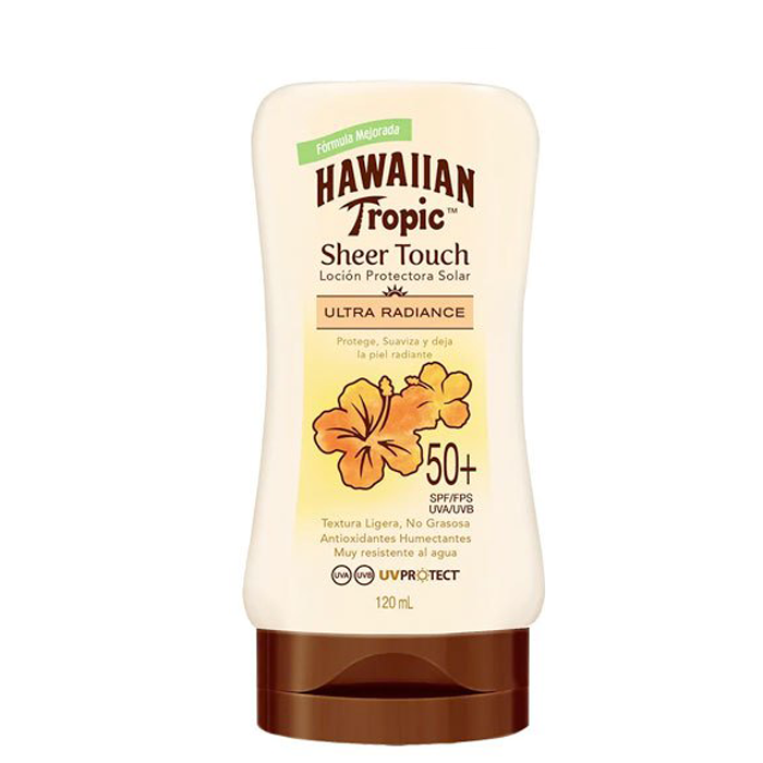Hawaiian Tropic Loción Protectora Ultra Radiance 50 FPS – 120 ml