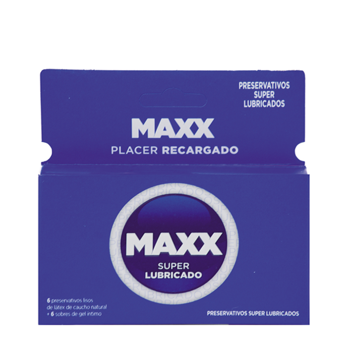 Maxx Preservativo Super Lubricado x6 Unidades